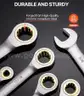 BRAND NEW SET OF 24 STANDARD &#x26; METRIC RATCHET RATCHETING WRENCHES - CAN SHIP!!