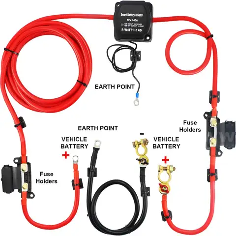 BRAND NEW DUAL BATTERY ISOLATOR KIT CAR TRUCK BOAT MARINE RV CAMPER- CAN SHIP!!!