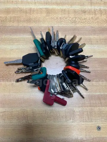 Brand New 42-Piece Set of Heavy Equipment Keys - Caterpillar, Kubota, John Deere - Will Ship MA