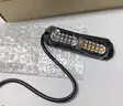 4 AMBER GREEN SPLIT SURFACE MOUNT LED FLASHING LIGHTS- CAN SHIP!!! MA