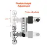 BRAND NEW 15,000 LB 6INCH DROP ADJUSTABLE TRAILER TOW TOWING HITCH MULTIPLE BALL SIZES - CAN SHIP!!!