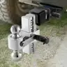 BRAND NEW 15,000 LB 6INCH DROP ADJUSTABLE TRAILER TOW TOWING HITCH MULTIPLE BALL SIZES - CAN SHIP!!!
