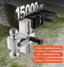 BRAND NEW 15,000 LB 6INCH DROP ADJUSTABLE TRAILER TOW TOWING HITCH MULTIPLE BALL SIZES - CAN SHIP!!!