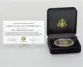 REAL 1 OUNCE 24 CARAT GOLD PLATED DONALD TRUMP AMERICAN EAGLE LIBERTY COIN - CAN SHIP!!!