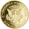 REAL 1 OUNCE 24 CARAT GOLD PLATED DONALD TRUMP AMERICAN EAGLE LIBERTY COIN - CAN SHIP!!!