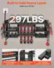 BRAND NEW HEAVY DUTY POWER TOOL WALLRACK WITH POWER STRIP FOR CHARGERS - CAN SHIP!!!