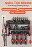BRAND NEW POWER TOOL WALL RACK WITH POWER STRIP FOR CHARGERS - CAN SHIP!!!