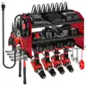 BRAND NEW POWER TOOL WALL RACK WITH POWER STRIP FOR CHARGERS - CAN SHIP!!!