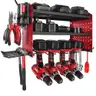 BRAND NEW POWER TOOL WALL RACK WITH POWER STRIP FOR CHARGERS - CAN SHIP!!!