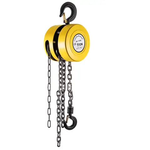 BRAND NEW 1 TON CHAIN FALL CHAINFALL HOIST BLOCK 20 FOOT LIFT - CAN SHIP!!