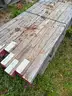 FLOOR BEAMS TRUSSES WOOD LOT OF 9 - LOCAL PICKUP! MA