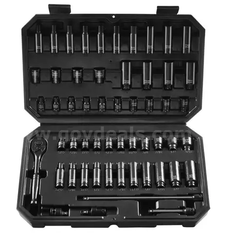 BRAND NEW SAE (STANDARD) AND METRIC 55 PIECE 1/4&#x22; IMPACT SOCKET SET - CAN SHIP!!!