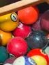 POOL TABLE BILLIARDS BALLS LOT VINTAGE - CAN SHIP!! MA