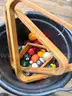 POOL TABLE BILLIARDS BALLS LOT VINTAGE - CAN SHIP!! MA