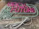 LED NEON STYLE BACK TO THE FUTURE WALL LIGHT - CAN SHIP!!!