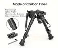 BRAND NEW FOLDING RIFLE BI-POD BIPOD HUNTING MILITARY AR-15 - CAN SHIP!!