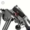 BRAND NEW FOLDING RIFLE BI-POD BIPOD HUNTING MILITARY AR-15 - CAN SHIP!!