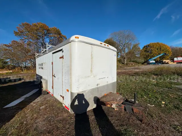 20FT BOX TRAILER -- LOCAL PICKUP -- MA