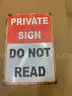 VINTAGE STYLE FUNNY METAL SIGN - CAN SHIP!!!
