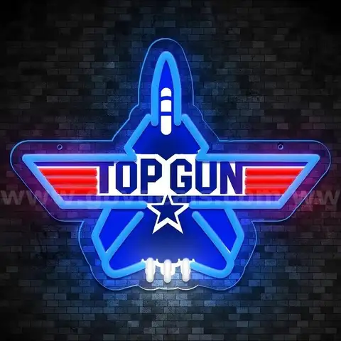 US NAVY F14 F-14 TOP GUN FIGHTER WEAPONS SCHOOL TOMCAT FIGHTER JET PLANE AIRPLANE NEON SIGN - CAN SHIP!!!