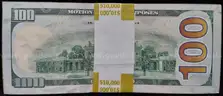 $10,000 BUNDLE OF AGED $100 BILLS FILM / T.V. / MOVIE MONEY CASH CURRENCY - CAN SHIP!!