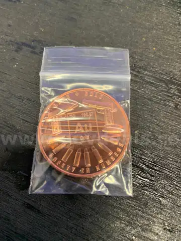 ONE 1 OZ OUNCE COPPER ROUND- CAN SHIP!! MA