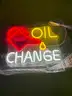LED NEON STYLE OIL CHANGE WALL LIGHT - CAN SHIP!!!