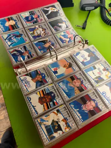 1989 FLEER BINDER LOT MLB CARDS - CAN SHIP!!! MA