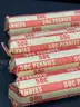 UNSEARCHED LOT OF 4 ROLLS OF ASSORTED U.S. PENNIES  - WILL SHIP!! MA