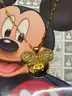 MICKEY MOUSE DISNEY GOLD COLORED NECKLACE JEWELRY - CAN SHIP!! MA