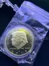 2019 TRUMP COIN AND STAND - CAN SHIP!!! MA