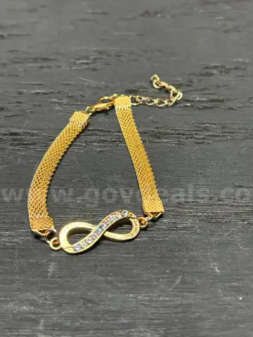 GOLD COLORED BRACELET JEWELRY - CAN SHIP!! MA