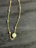 GOLD COLORED BEAD NECKLACE JEWELRY - CAN SHIP!! MA