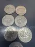 7 1974 LARGE DOLLAR COINS U.S. US UNITED STATES CURRENCY MONEY - WILL SHIP!!