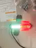 4 RED WHITE SPLIT SURFACE MOUNT LED FLASHING LIGHTS- CAN SHIP!!! MA