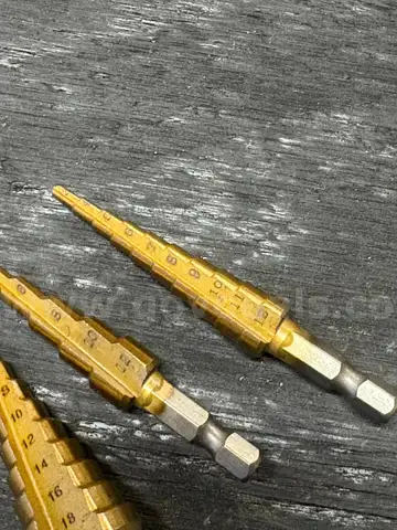 NEW UNIBIT UNIVERSAL UNI STEP DRILL BIT SET - WILL SHIP!! MA