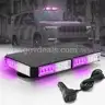 BRAND NEW PURPLE / WHITE LED MAGNET MOUNT MINI LIGHT BAR LIGHTBAR FIRE EMS POLICE SECURITY FUNERAL - SHIP ONLY