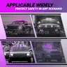 BRAND NEW PURPLE / WHITE LED MAGNET MOUNT MINI LIGHT BAR LIGHTBAR FIRE EMS POLICE SECURITY FUNERAL - SHIP ONLY