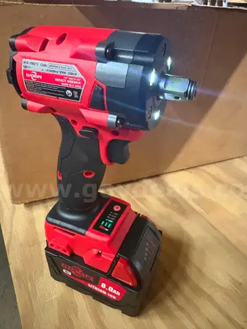 1/2 INCH IMPACT GUN. FITS MILWAUKEE M18 - SHIPPING ONLY - MA