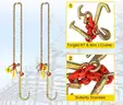 PAIR OF BRAND NEW TOW TRUCK FLATBED ROLLBACK J HOOKS BRIDLE T R MINI J - SHIPPING ONLY