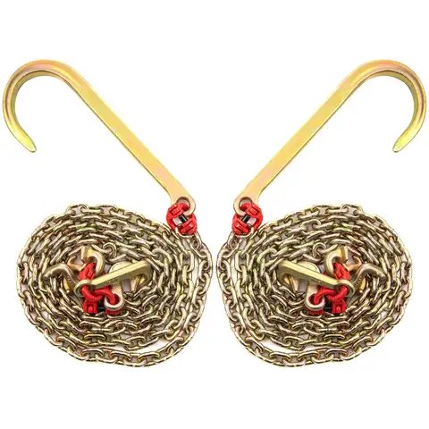 PAIR OF BRAND NEW TOW TRUCK FLATBED ROLLBACK J HOOKS BRIDLE T R MINI J - SHIPPING ONLY