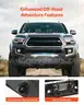 BRAND NEW HEAVY DUTY FRONT WINCH BUMPER WITH LED LIGHT BAR 2016-2023 TOYOTA TACOMA - SHIPPING ONLY