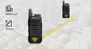 BRAND NEW PAIR (2) OF TWO WAY RADIOS PROGRAMMED ALIKE - SCHOOL RETAIL STORE OFFICE CAMPING WAREHOUSE - SHIPPING ONLY