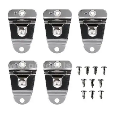 LOT OF 5 BRAND NEW MOTOROLA KENWOOD ICOM GE RADIO WHELN COBRA C.B. CB MICROPHONE HANG UP CLIPS - SHIPPING ONLY