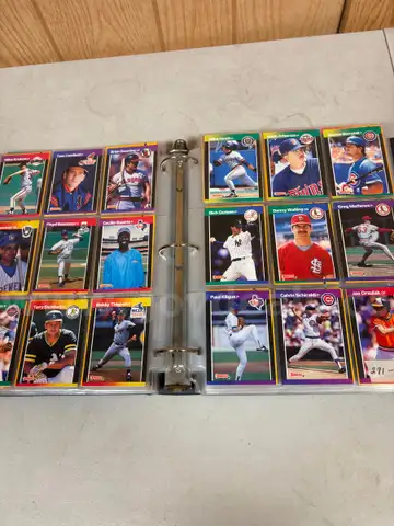 1989 DONRUSS BINDER SET MLB - SHIPPING ONLY - MA