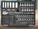 BRAND NEW 450 PIECE HEAVY DUTY 1/2, 3/8 & 1/4 INCH STANDARD & METRIC SOCKET / TOOL SET - SHIP ONLY
