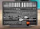 BRAND NEW 450 PIECE HEAVY DUTY 1/2, 3/8 & 1/4 INCH STANDARD & METRIC SOCKET / TOOL SET - SHIP ONLY