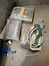 BOX LOT OF NEW OLD STOCK PCB CIRCUIT BOARD COMPONENTS, CHIPS, PARTS, ETC- SHIPPING ONLY - MA