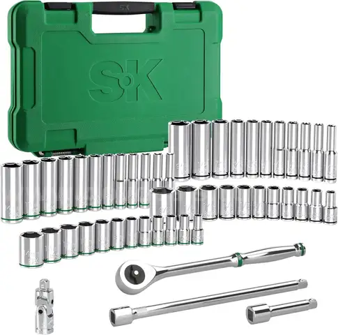 NEW 50 PC  SK S-K QUARTER INCH SOCKET SET - SHIPPING ONLY - MA