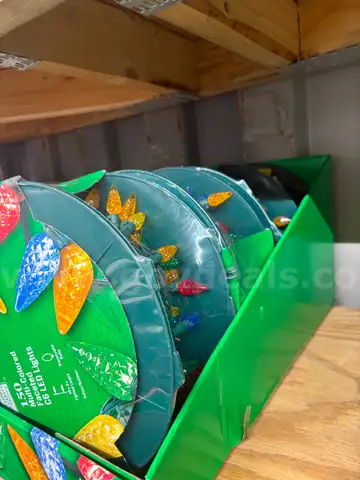 CHRISTMAS LIGHT LED LIGHT STRINGS LOT - SHIPPING ONLY - MA